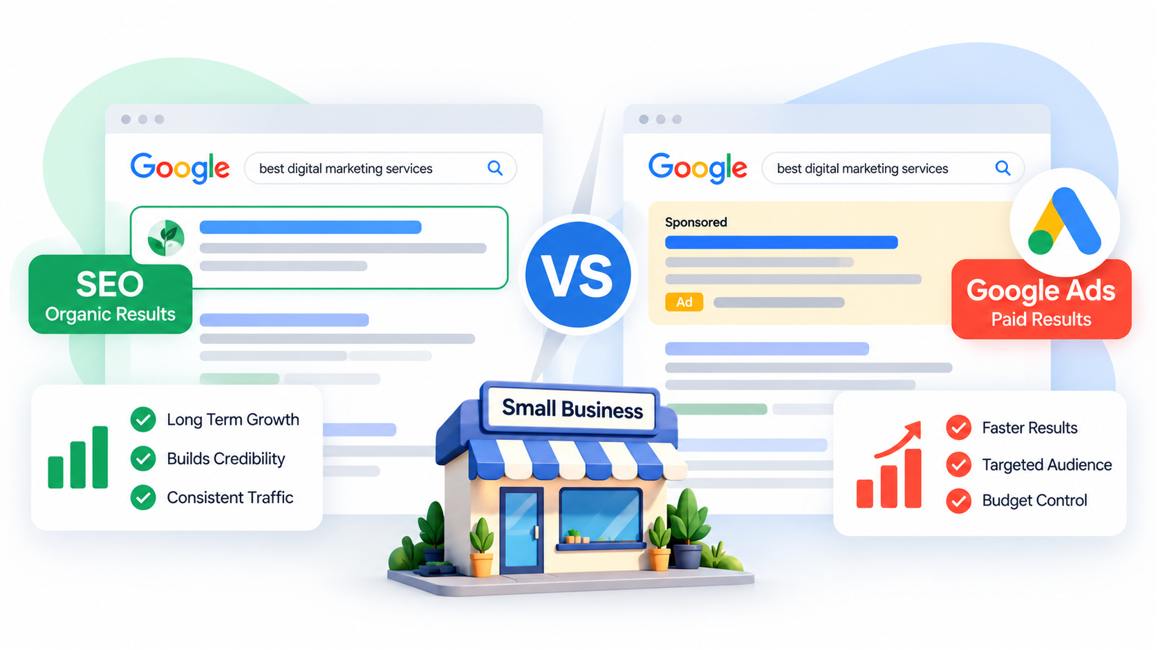 SEO vs Google Ads: Which Is Better for Small Businesses?