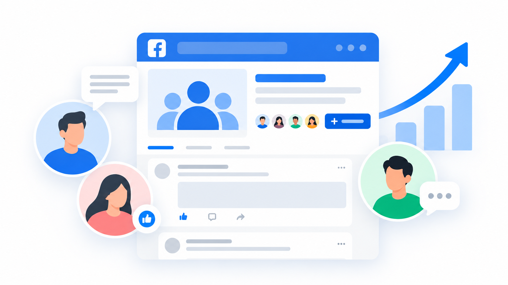 Facebook Group marketing strategy for growing an online community and increasing engagement